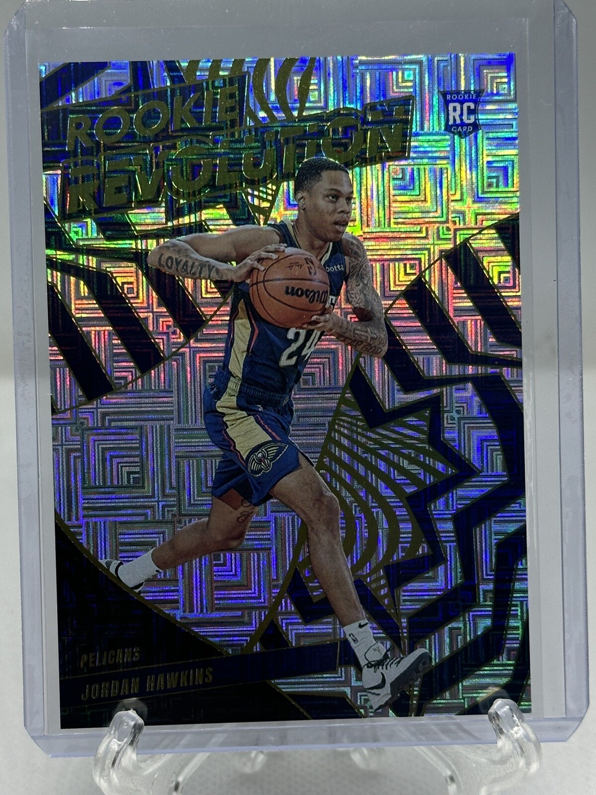 2023-24 Revolution Jordan Hawkins Rookie Revolution RC #17 Levels SP Pelicans