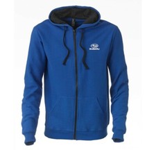 Subaru Logo BLUE Full Zip Fleece Hoodie Wrx Sti Ascent Forester Outback Legacy