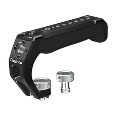 Camera Top Handle with 3/8" ARRI Locating Pins for Camera Cage Silicone Handgrip