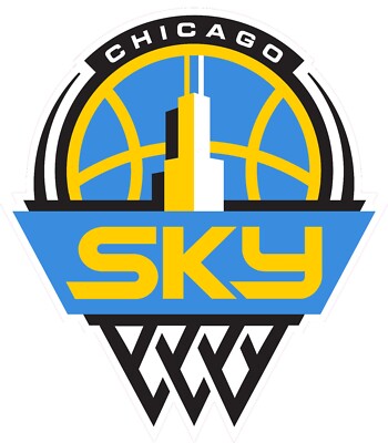(NOT A PATCH) Chicago Sky Women's Basketball Heat Transfer Vinyl Iron On HTV