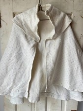 VTG Baby Hooded Wrap Bath Towel Blanket Textured Cotton Fabric Cape Clothing