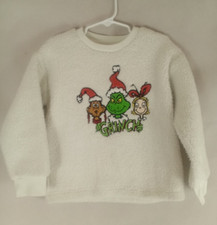 Carter  s Dr. Seuss Grinch Sherpa Stretchy Pullover Sweatshirt 4T