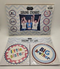 NEW Mudpie Sibling Milestone Stickers Capture Special Family Moments Baby Reveal