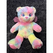 RARE Build A Bear Barbie Rainbow Swirl with wings 16"