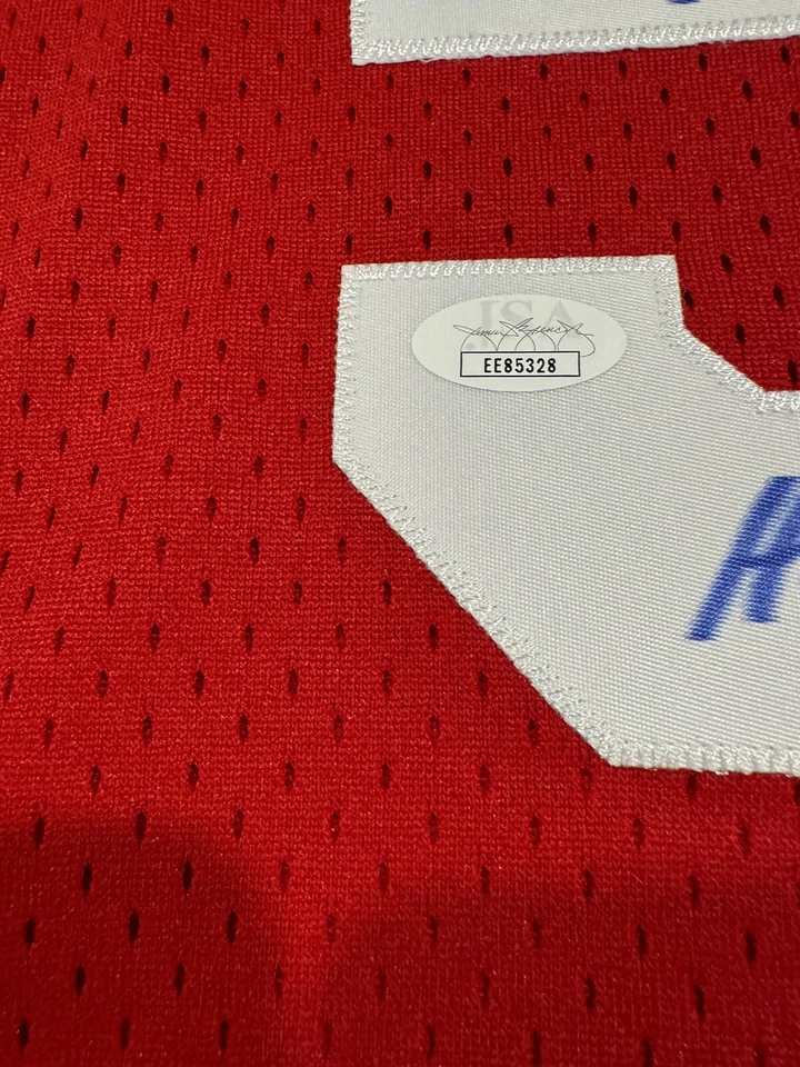 Johnny Bench AUTO “ Catch Ya Later ” HOF 89 Signed Reds Jersey JSA CERT - Image 3 of 4