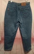 Vintage 80's P.S. Gitano Medium Blue High Waist Tapered Leg Mom Jeans 16 Short