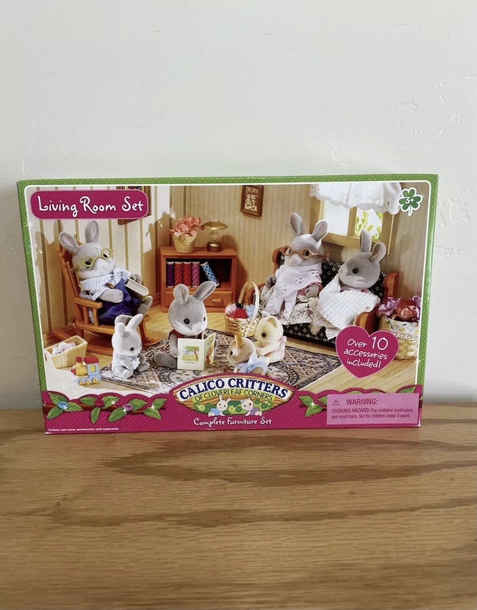 Calico Critters Living Room Set NIB