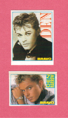 Den Harrow 1980s Movie Pop Rock Music TV Mini Stickers  Germany