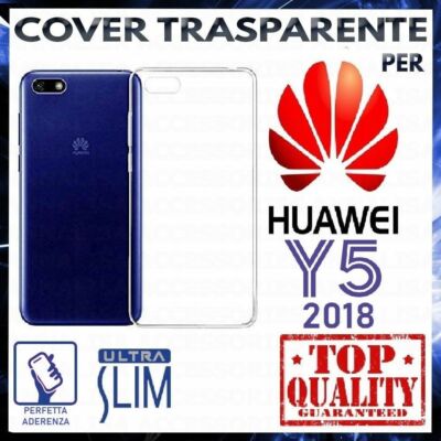 TRANSPARENT COVER for Huawei Y5 2018 DRA-L01/L02/L22/L23 Silicone TPU Case