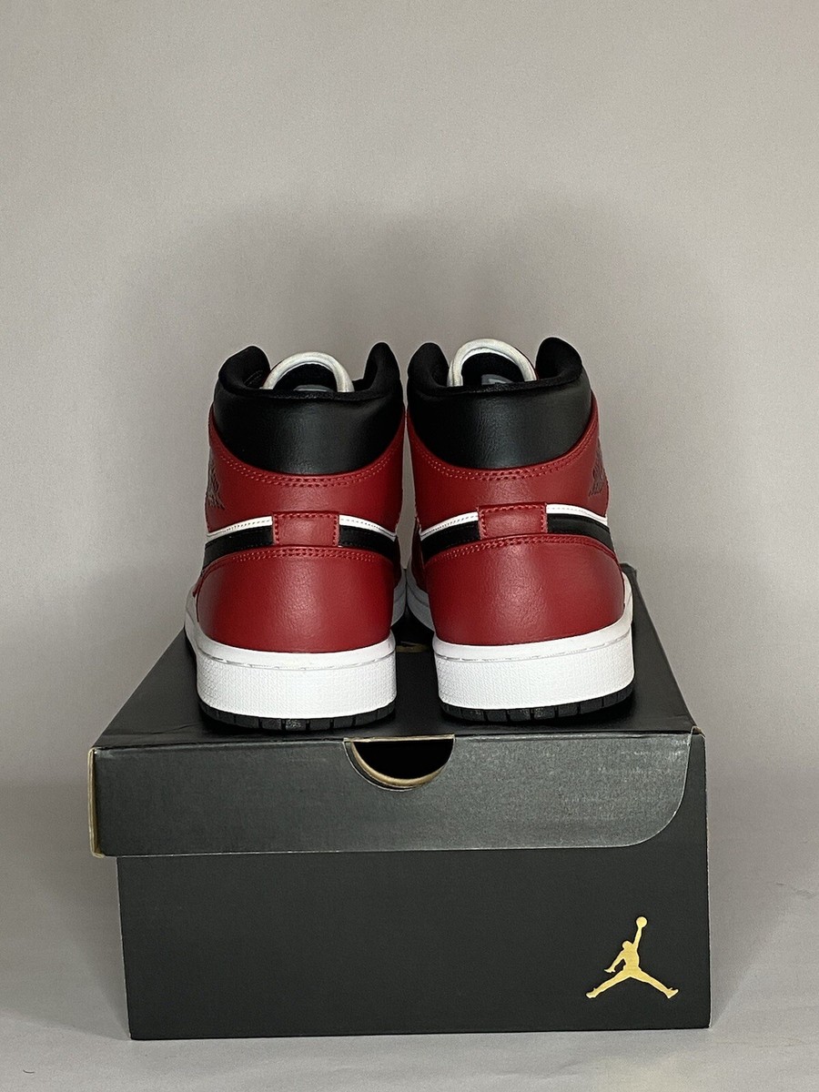 jordan 1 mid chicago toe ebay