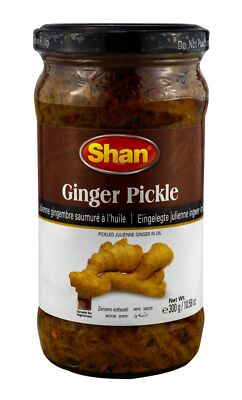 Shan - Eingelegte Julienne Ingwer im Öl 300gr  Ginger Ingwar-Paste