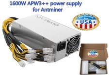 P.S.  1600W  APW3++ Orig.  For ANTMINE Bitmaine D3, S9, S7, L3, B3, X3, T9
