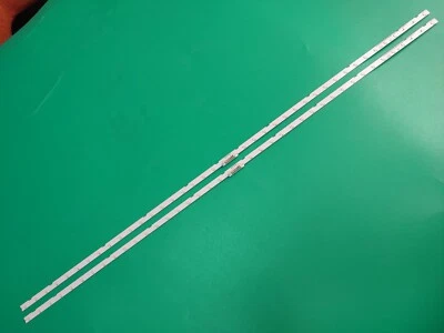 KIT 2 BARRE 40 LED PER TV 55" SAMSUNG UN55NU7 UN55RU7 UE55NU7093U UE55RU7175UXZT
