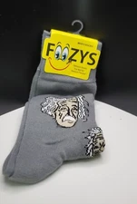 Men's ALBERT EINSTEIN SCIENCE Casual Socks 1 PAIR Foozys FUNNY Novelty FUN Gift