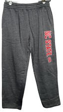 NC State Sweatpants Wolfpack Size L Mens Wide Leg Knights Apparel Relaxed 32x32