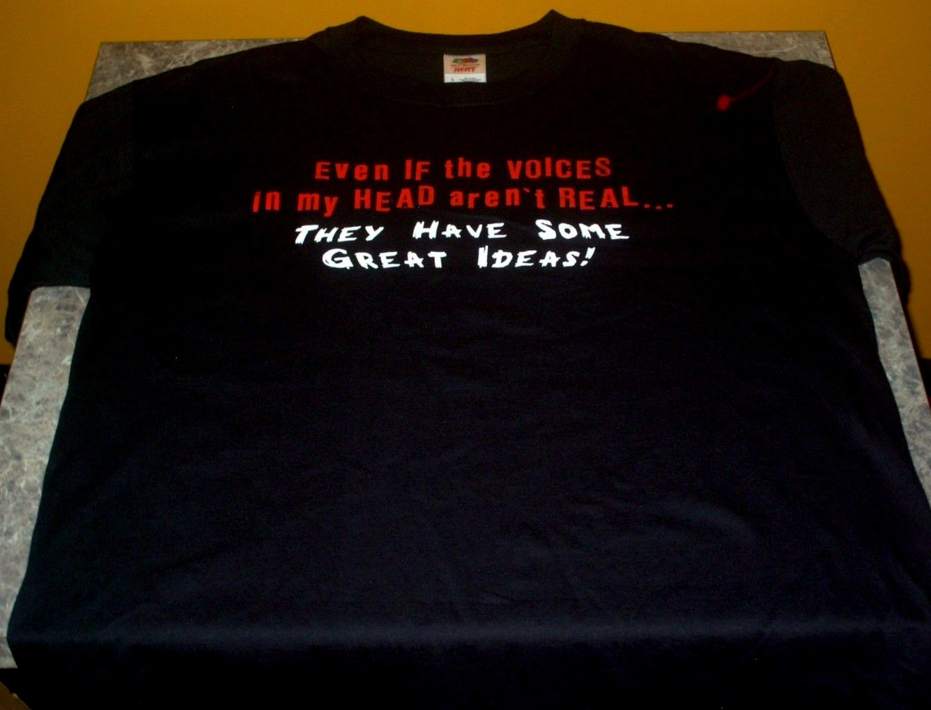 ALTRA Even if the voices in my head aren't real They have some great Ideas T Shirt L