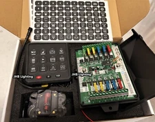 Set 12 Gang RGB Switch Panel Universal 12V 24V 60A Car LED Lights Relay System