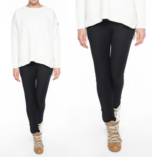 Moncler Pants Trousers High Waisted Zip Leggings Ski Sport Activewear Bottoms M - Picture 3 of 12