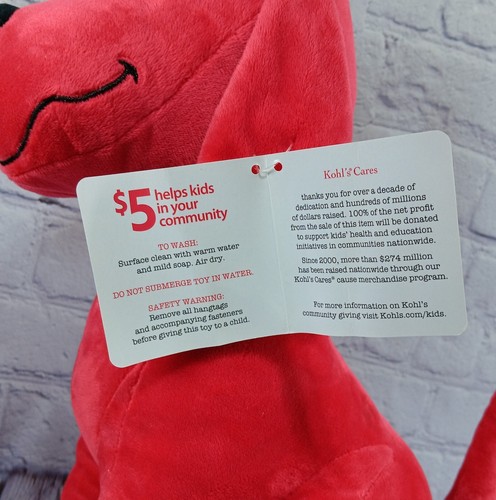 Clifford The Big Red Dog 13" Plush 2021 Scholastic Kohl’s Cares Spirit Market - Picture 13 of 13
