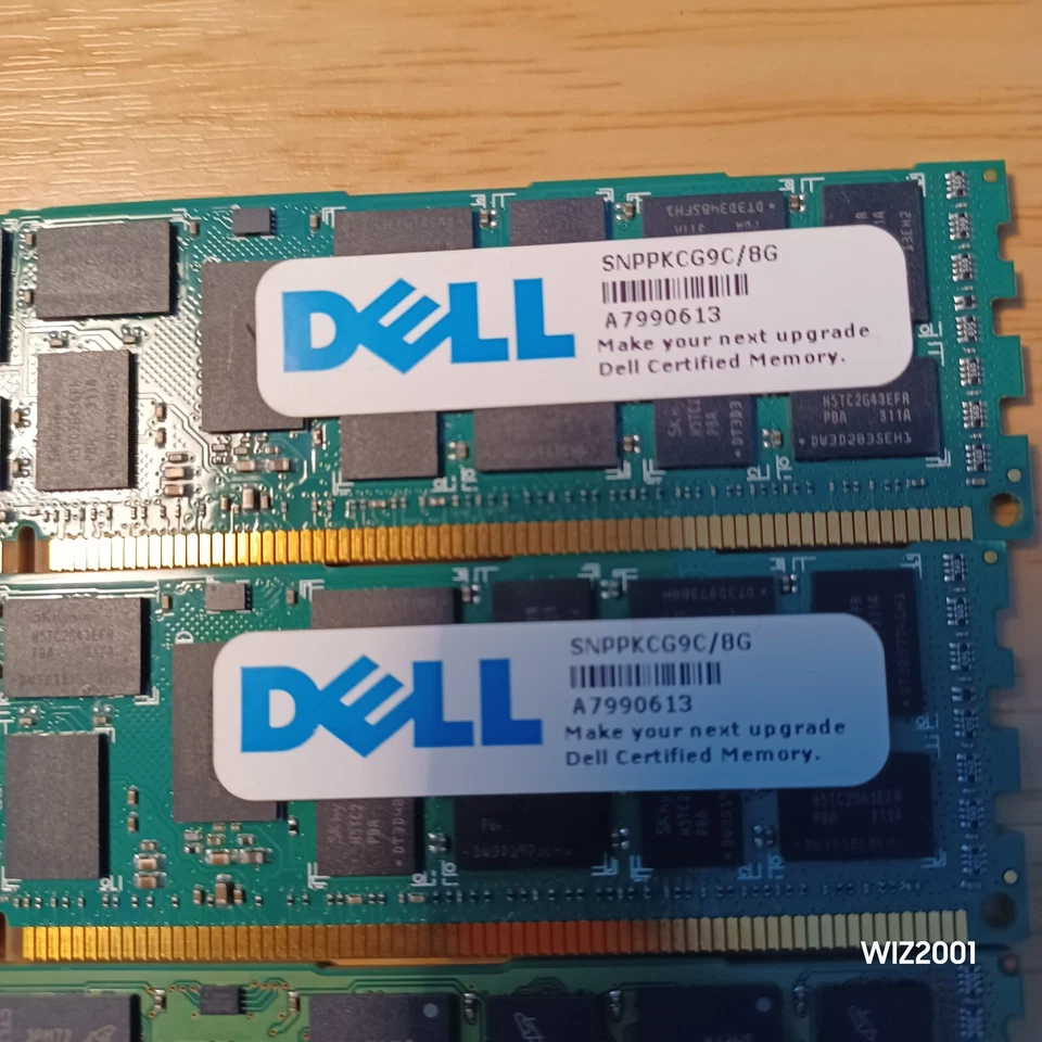 4 x 8gb Dell & MICRON 32GB 240-Pin DDR3 SDRAM 10600 & 12800 ECC Reg Server Ram - Image 3 of 4