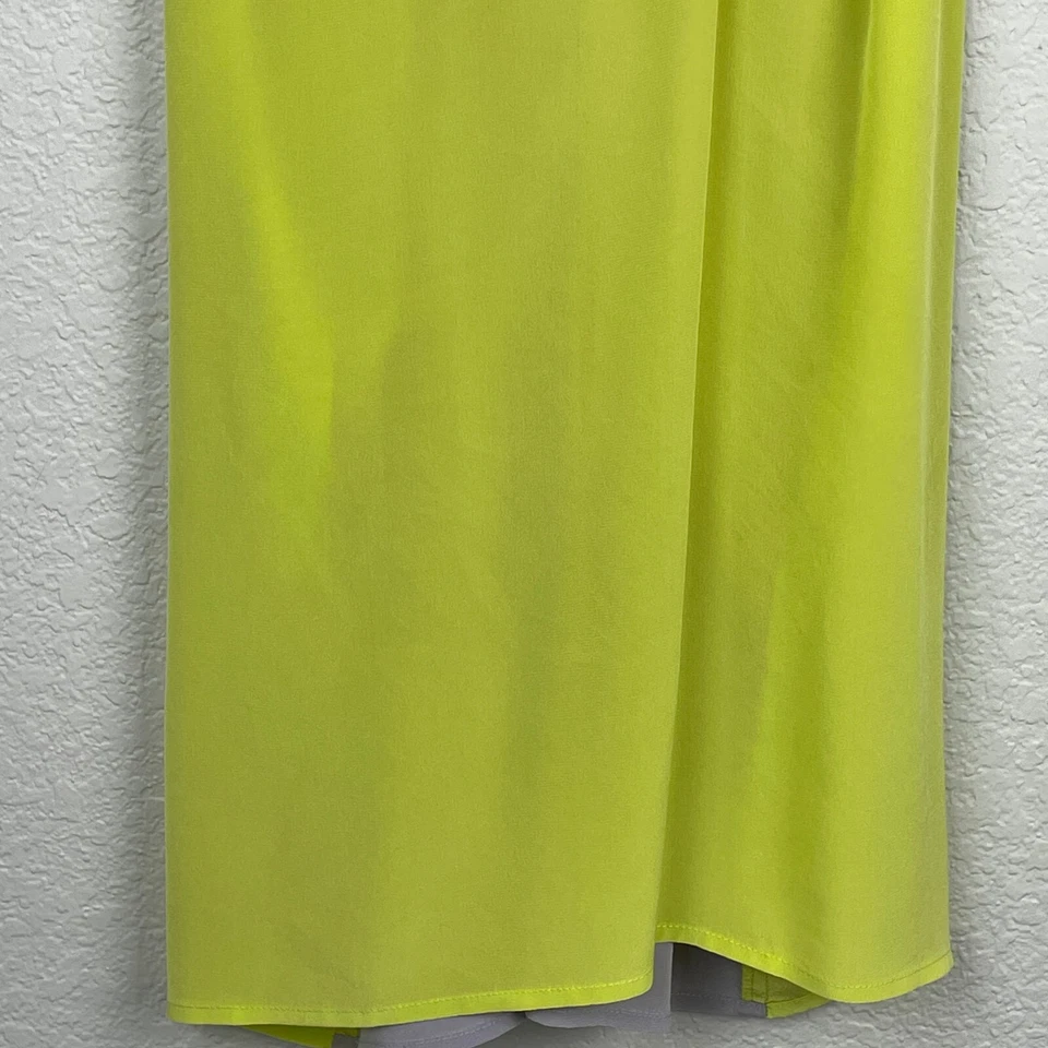 Blusa sin mangas informal sin mangas sin mangas de seda sin mangas Central Park West Top para mujer Foto 4 de 4