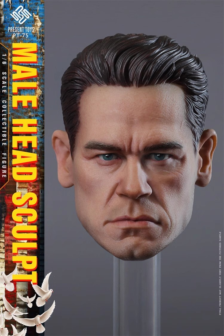 その他 PRESENT TOYS Male Head Sculpture PT-SP75 In Stock New PRESENT TOYS 1/6 PT-SP75 John Cena Head Sculpt
