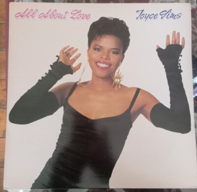 JOYCE SIMS - All About Love -UK  Sleeping Bag 1989 10 Track LP - EX-VG