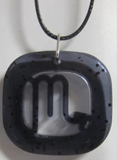 Scorpio Zodiac Resin Necklace