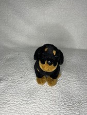 Ganz Webkinz Rottweiler Dog Plush Stuffed Animal Toy 8  - No Code