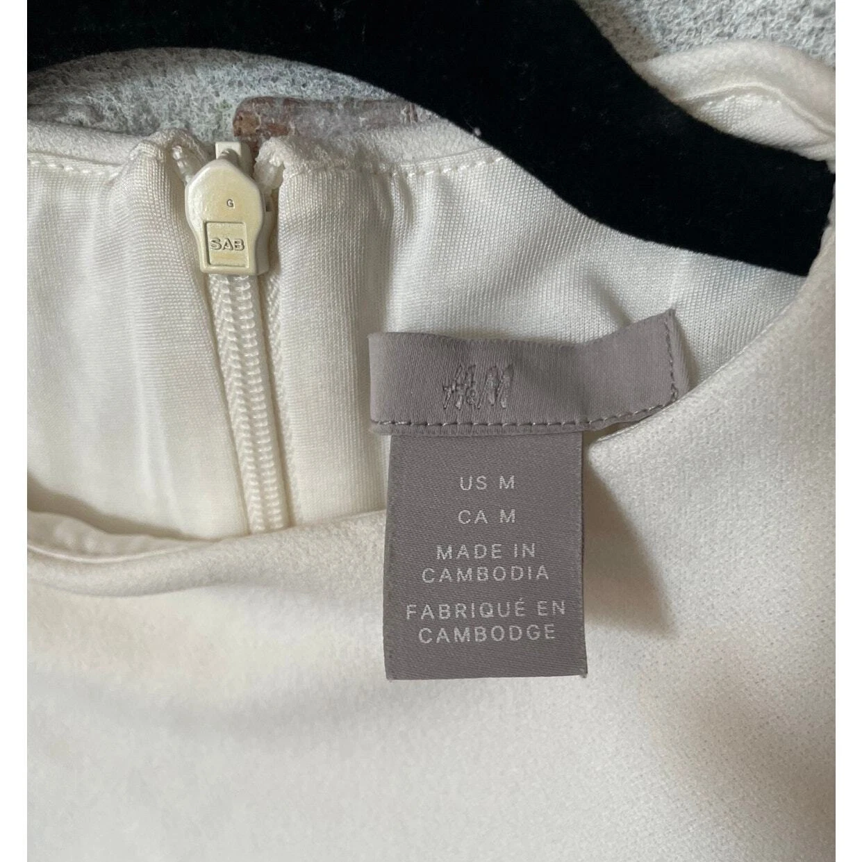 OFF WHITE hm off abito smanicato bianco con cintura cravatta sposa elegante tg m