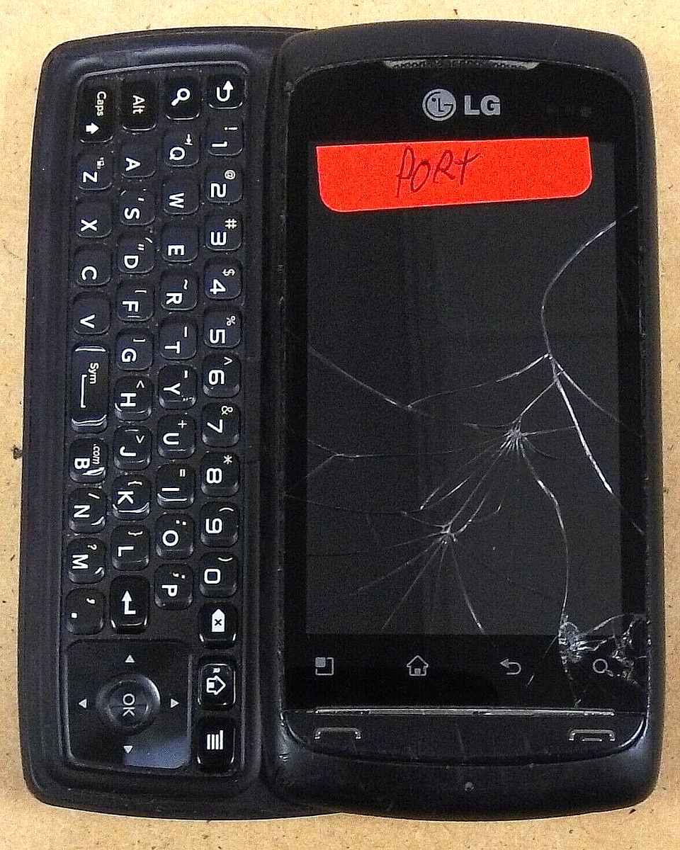 LG Axis AS740 - Black ( CDMA ) Super Rare Slider Android