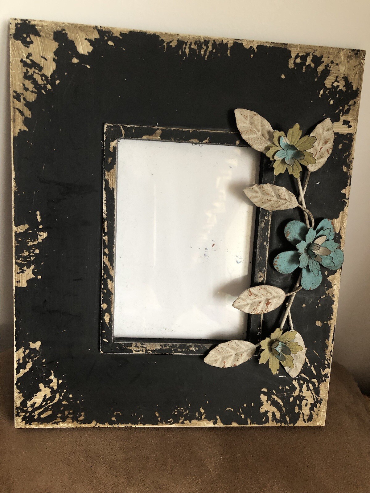 Picture Frame Goth aesthetic Black With floral Shabby Chic Hobby Lobby