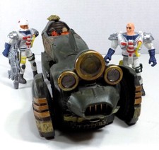 customized futuristic space vehicle with posable spacemen accessories