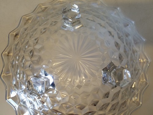 Vintage Mid Century Whitehall Indiana Pressed Glass Bowl with 3 Legs - Picture 8 of 8