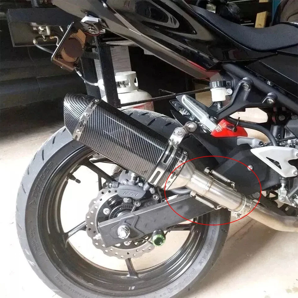 For Kawasaki For Honda For Yamaha For BMW Universal Exhaust Pipe Muffler Spring - Image 2 of 4