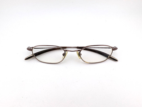 Nike Eyeglasses, Frames Only, NIKE 4064 200, 48-19-140, Brown, Metal