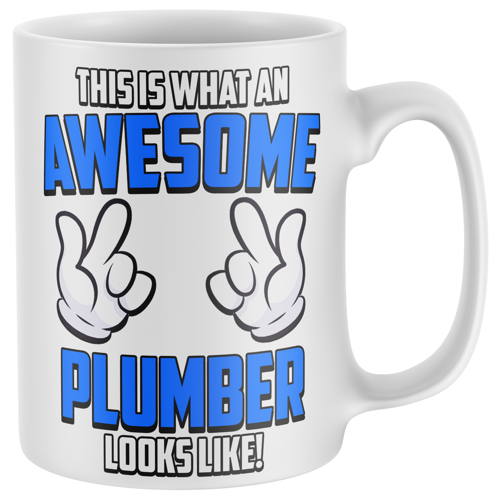 Taza This Is What An Awesome Fontanero Divertida Cumpleaños Práctica Hombre Pipa Taza