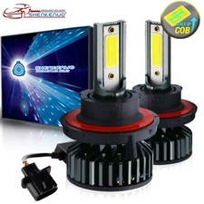 Shenkenuo H13 9008 Led Headlight Bulb Kit Cob High Or Low Beam Light White Wfan