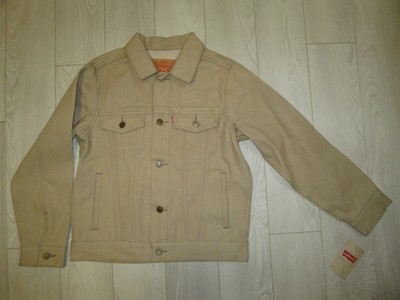 levis tan denim jacket