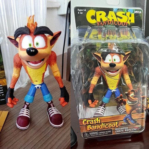 Crash Figure Crash Bandicoot Sane Trilogy Action Anime Figure Halloween Gifts