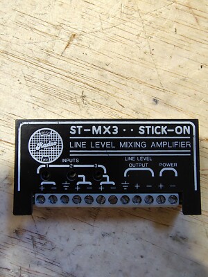 RDL ST-MX3 line level mixer 3 input mono