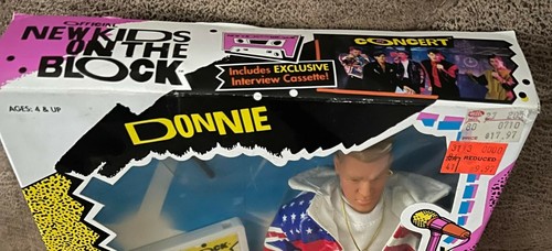  DONNIE Nuevo Niños en el Bloque en Concierto con Cassette NUEVO/SELLADO 1990 HASBRO - Imagen 4 de 12