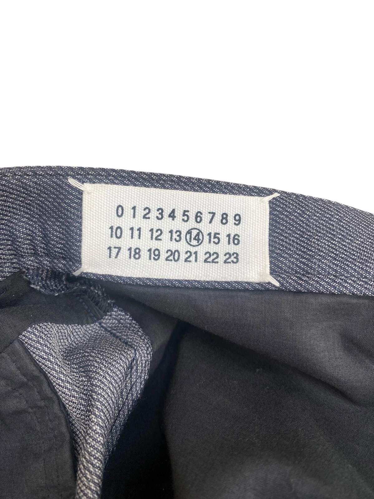 MAISON MARGIELA Pantaloni grigi in lana Martin Margiela taglia 48 US 31 100% lana