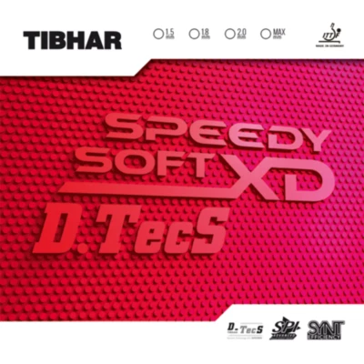 Tibhar Speedy Soft XD D.Tecs Table Tennis & Ping Pong Rubber, Choose Variation