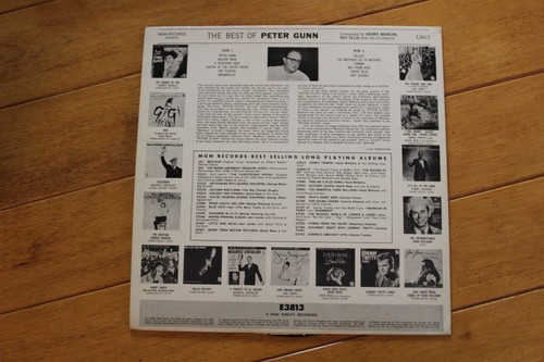 HENRY MANCINI - THE BEST OF PETER GUNN LP 12" VINYL VG MGM - Picture 2 of 4