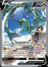 Rayquaza V (Alternate Full Art) 194/203 SWSH07: Evolving Skies Holo on eBay
