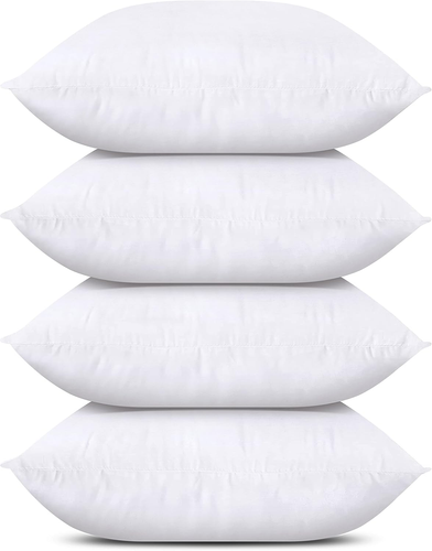 Set Di 4 Cuscini, 45 X 45 Cm Imbottitura per Cuscini, Cuscini Divano, Cuscino In - Foto 5 di 12
