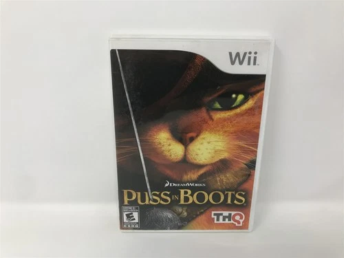 Puss In Boots - Nintendo Wii - Complete In Box CIB