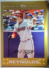 2007 Topps Update Gold #153 Mark Reynolds Rookie Card 0974/2008. rookie card picture