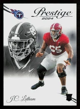 JC Latham 2024 Panini Prestige #316 RC Rookie Tennessee Titans